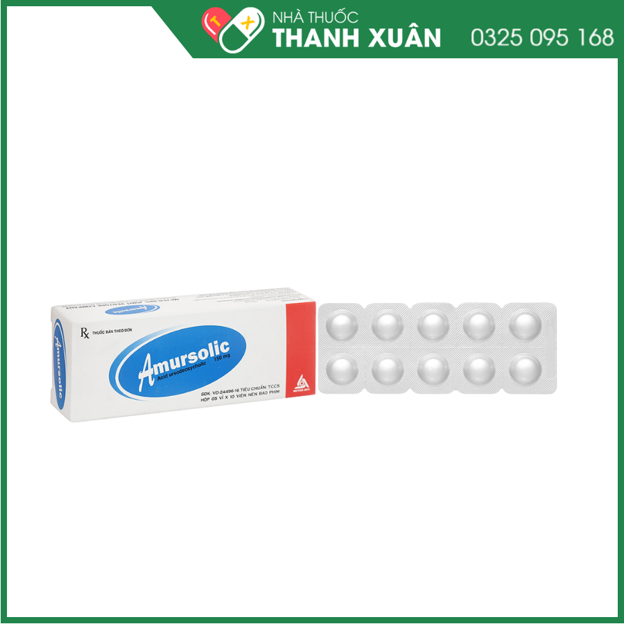 Amursolic 150mg làm tan sỏi cholesterol ở những người bệnh sỏi mật